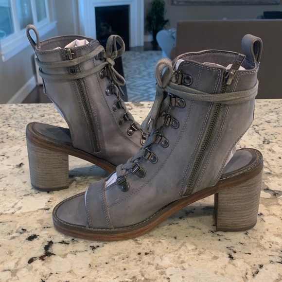 NEW $178 Free People City of Lights Heel Boots 9 - Picture 4 of 14